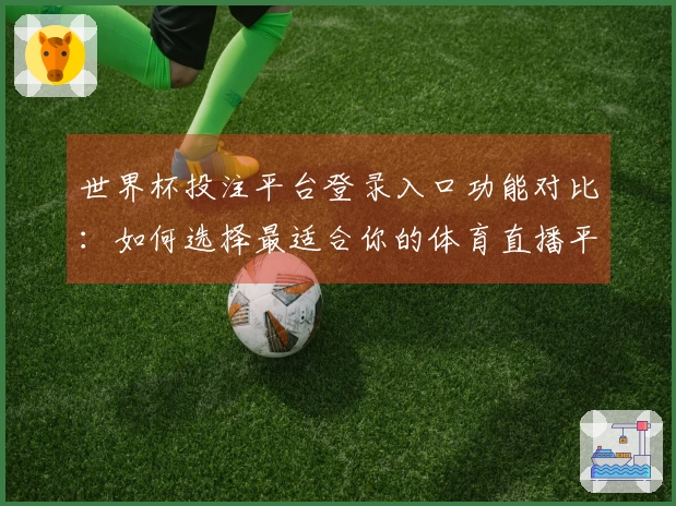 世界杯投注平台登录入口功能对比:如何选择最适合你的体育直播平台