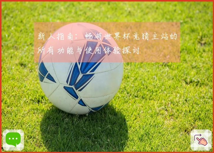 新人指南：畅游世界杯竞猜主站的所有功能与使用体验探讨
